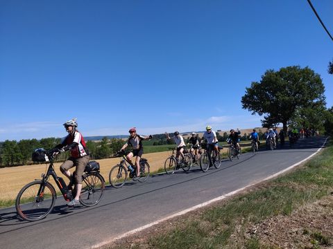 Radtour mit Freunden