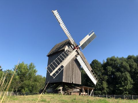 Bockwindmühle in Bad Düben an der Vereinigten Mulde