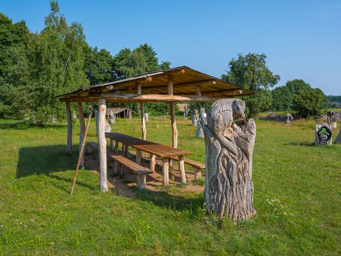 Skulpturenwiese in Tornau an der Vereinigten Mulde