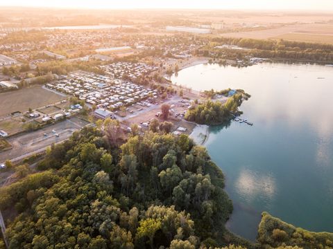 Kiessee in Eilenburg an der Vereinigten Mulde