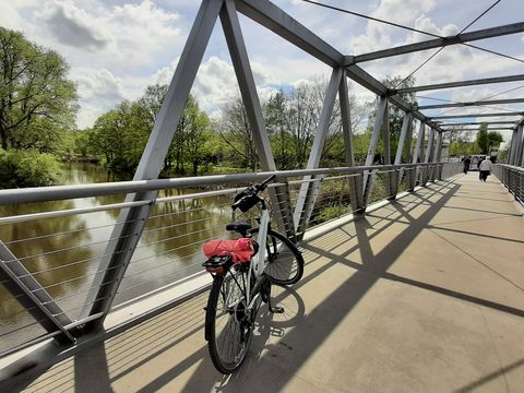 Mulderadweg bei Döblen