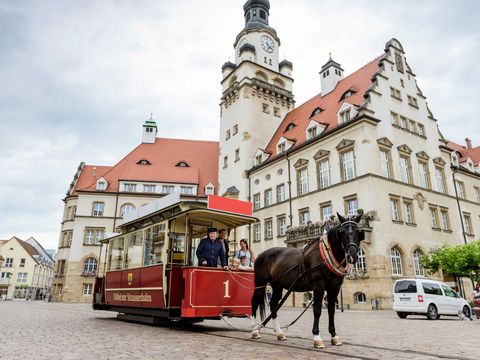 Historische Döbelner Pferdebahn