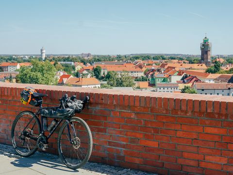 Blick auf Eilenburg an der Vereinigten Mulde